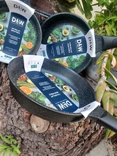 D&W Deane and White Cookware 7.8" 9.5" 11" Skillets Frying Pans  NEW