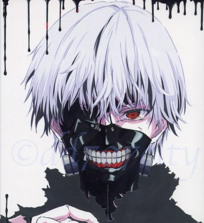 Masque Cosplay Tokyo Ghoul Kaneki Ken avec Fermeture réglable en Cuir PU  Accessorie pour Anime Costume-Halloween-Déguisement-Party - Cdiscount Jeux  - Jouets