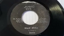 RARE  7" ROOTS  REGGAE   JUNIA - BLACK AFRICA  Killer Steppa MUSIC  INT LABEL