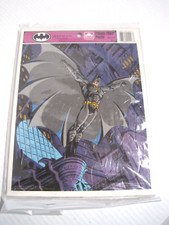 Vtg GOLDEN BATMAN RETURNS Puzzle Cardboard Frame Tray 90's 1992 DC Comics 8"X11"