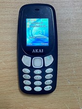 Akai akmf130s Telefono Dual Sim Cellulare Con Batteria Originale