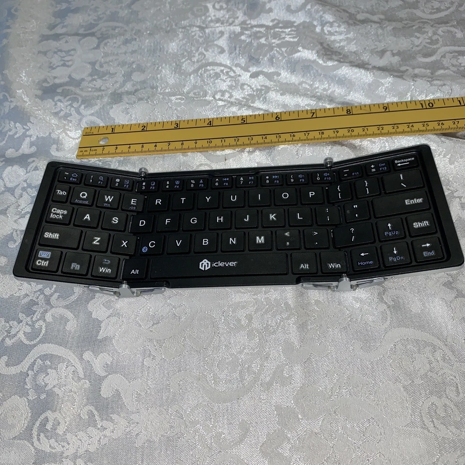 iClever Ultra Slim Mini Bluetooth Wireless Folding Aluminum Keyboard IC-BK03 - Image 3 of 4