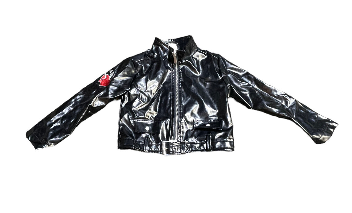 Bride of Chucky Cosplay Faux Leather Jacket Tiffany Valentine Costume TODDLER 4T