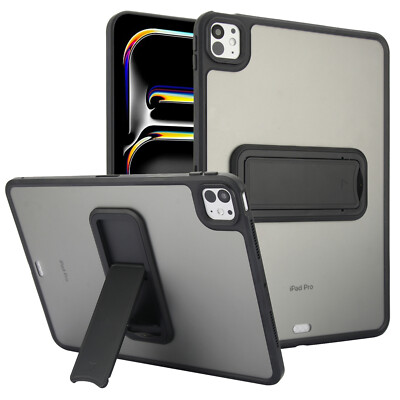Clear Back Cover Case with Kickstand For Apple iPad Mini 7/6th Gen/Pro 11/Air 11