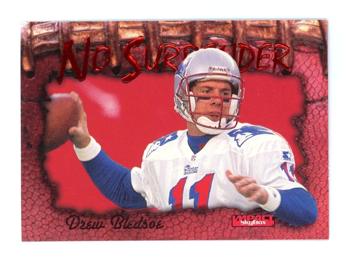 1996 Skybox Impact No Surrender Drew Bledsoe #3