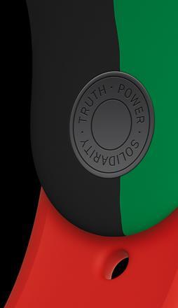 Genuine Apple Watch Sport Band Strap 42mm/44mm/45mm - Unity (Pan Africa Flag) - Bild 9 von 10