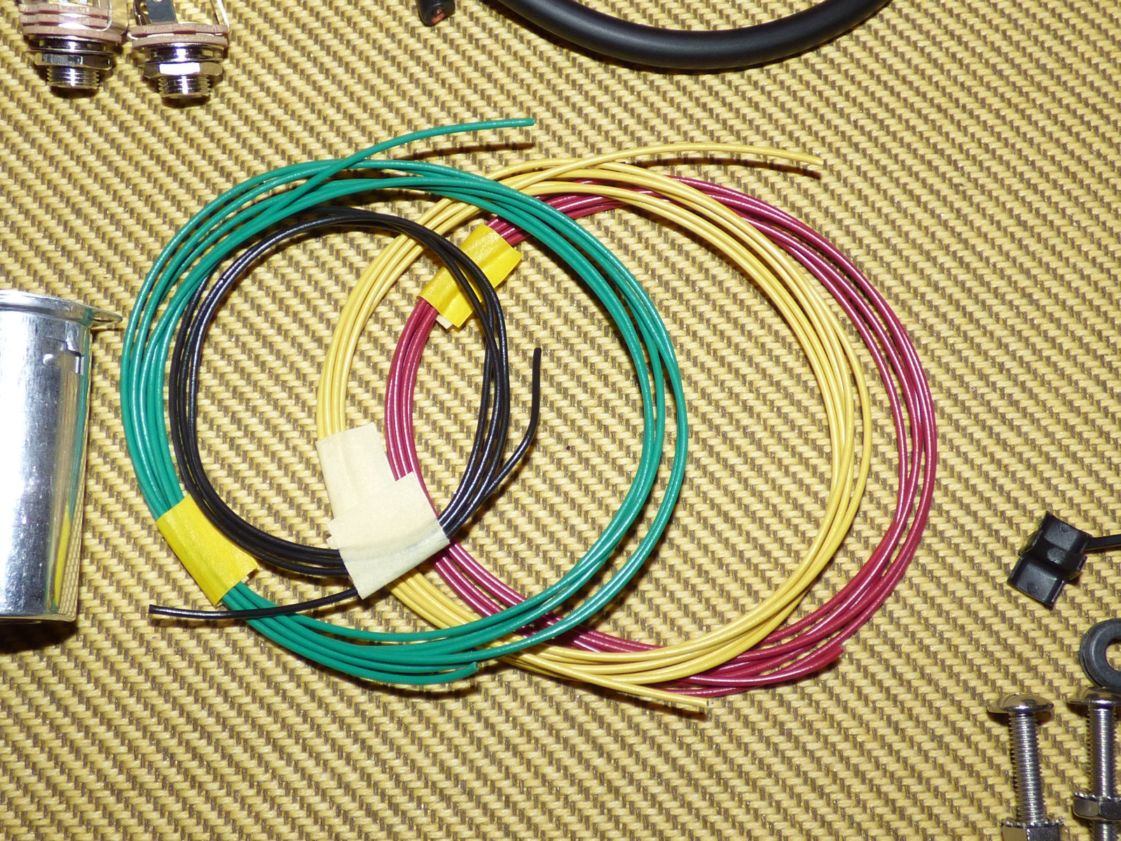 5E3 TWEED DELUXE GUITAR AMP PARTS KIT, Switchcraft, Mallory, CERAMIC