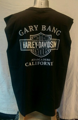 NWOT HARLEY DAVIDSON Muscle Shirt Size XL 1998 Atascadero - Picture 4 of 4