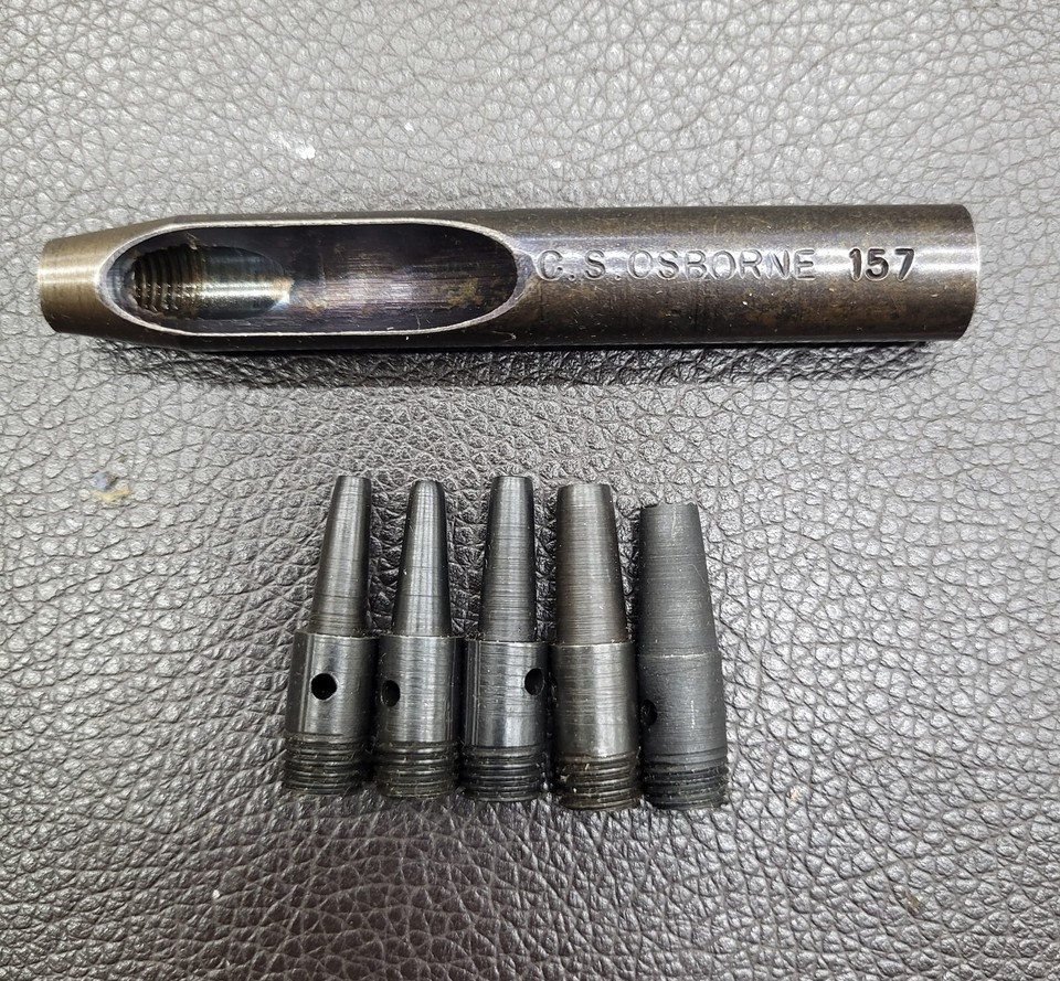 C.S. Osborne 6-Piece Replacement Punch Set - Sizes 3/32" To 3/16" - View #5