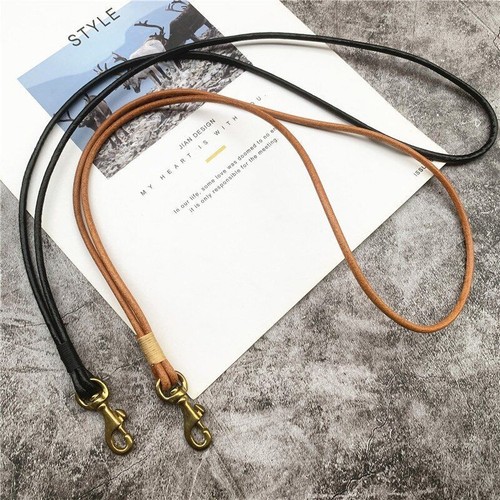 Handy Riemen Rindleder Schlüsselband Schlüssel Leder Karte Badge Hals Band 50cm - Zdjęcie 4 z 22