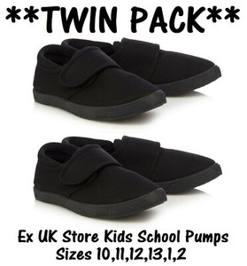 girls black pe pumps