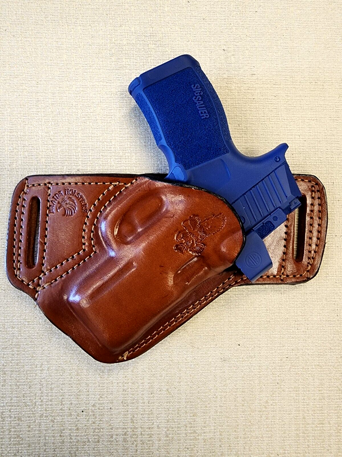 Sig p365X with optic Braids Holsters leather S.O.B holster choose options