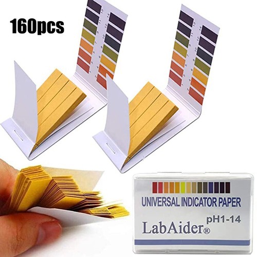 Hot Sale Laboratory PH Indicator Test Strips 160pcs Litmus Paper Strips Tester - Picture 8 of 12