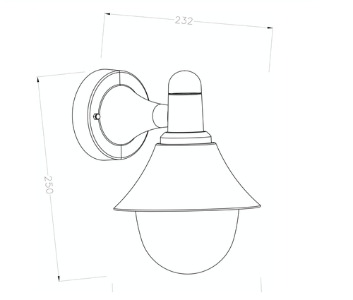 E27 LED Dusk To Dawn Sensor Outdoor Wall Light IP44 Outside Lighting Lamp - Picture 3 of 12