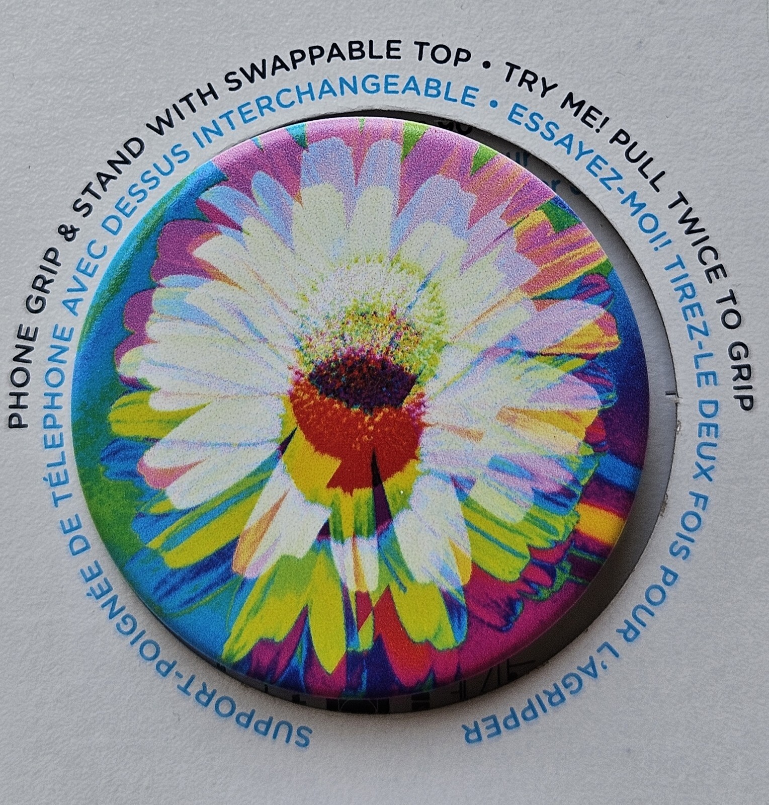 POPSOCKET FRENETIC FLOWER POPSOCKETS POPGRIP STAND DAISY ART SWAPPABLE NEW-image