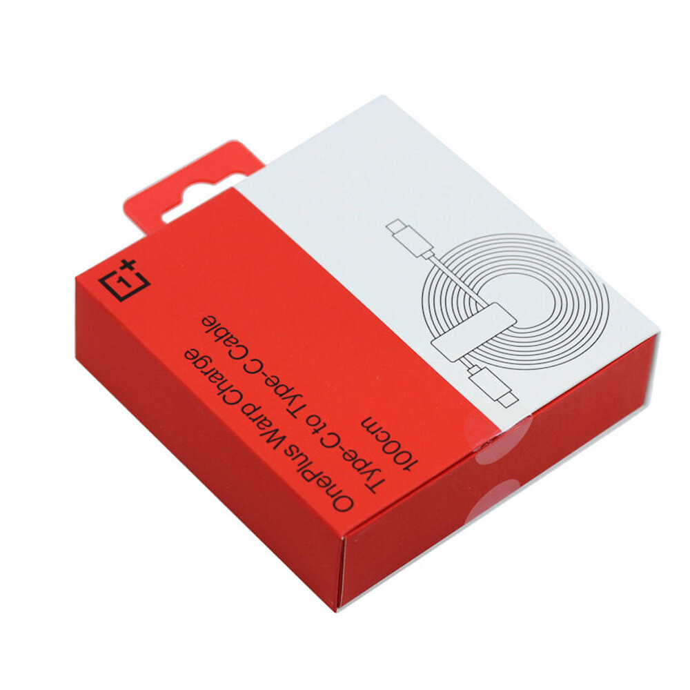 Cavo Ricarica USB Type C / C RAPIDO ORIGINALE OnePlus WARP CHARGE 30W 65W Rosso