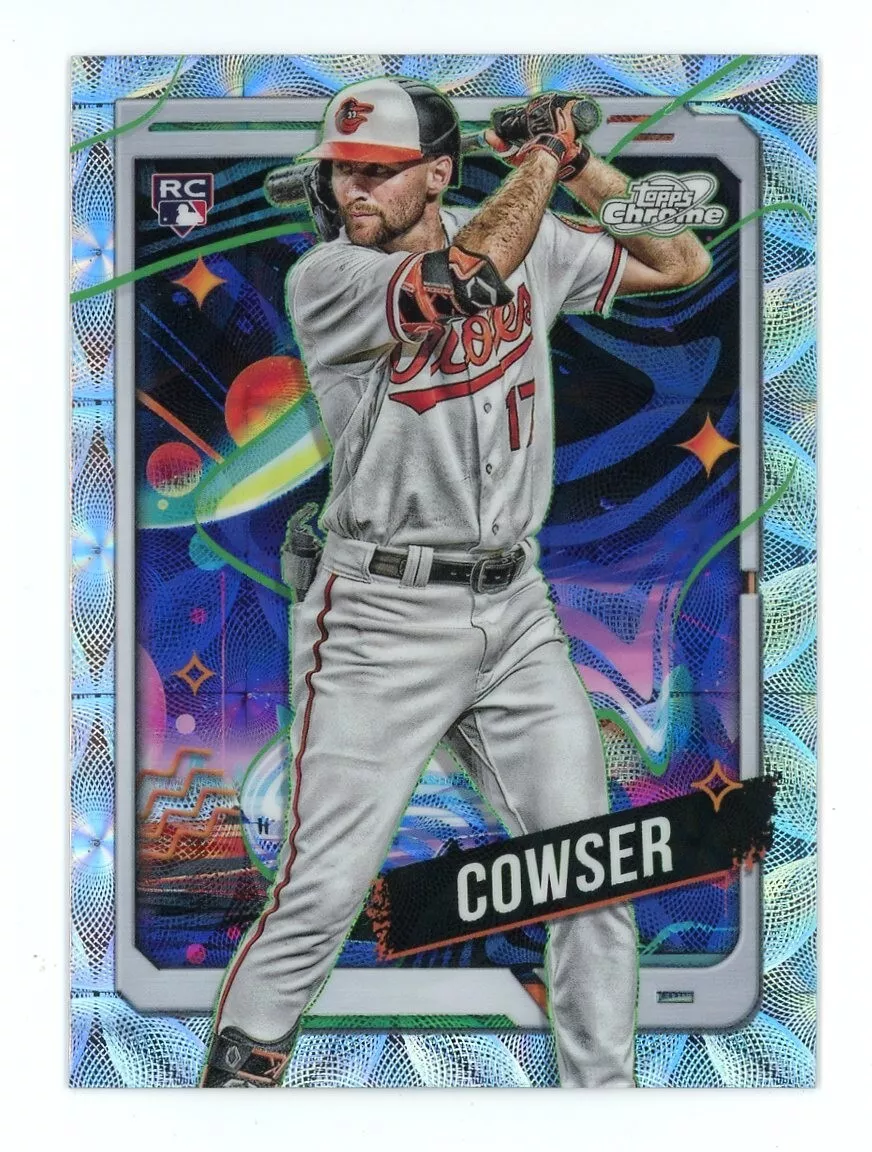 2024 Topps Cosmic Chrome RC #17 Colton Cowser Nucleus Refractor Rookie Card