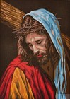 Needlepoint tapestry painted canvas 14.892 Jesus Christ (18"x24") GobelinL