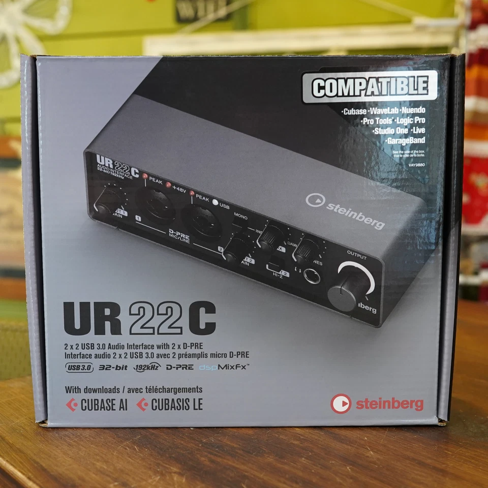 Steinberg UR22C USB3.0 Audio Interface Brand New Ship from Japan - Image 2 of 4