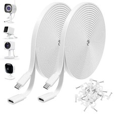 2pack 10ft/3m Micro Usb Extension Cable Compatible With Zmodowyze Cam V4wyze Cam