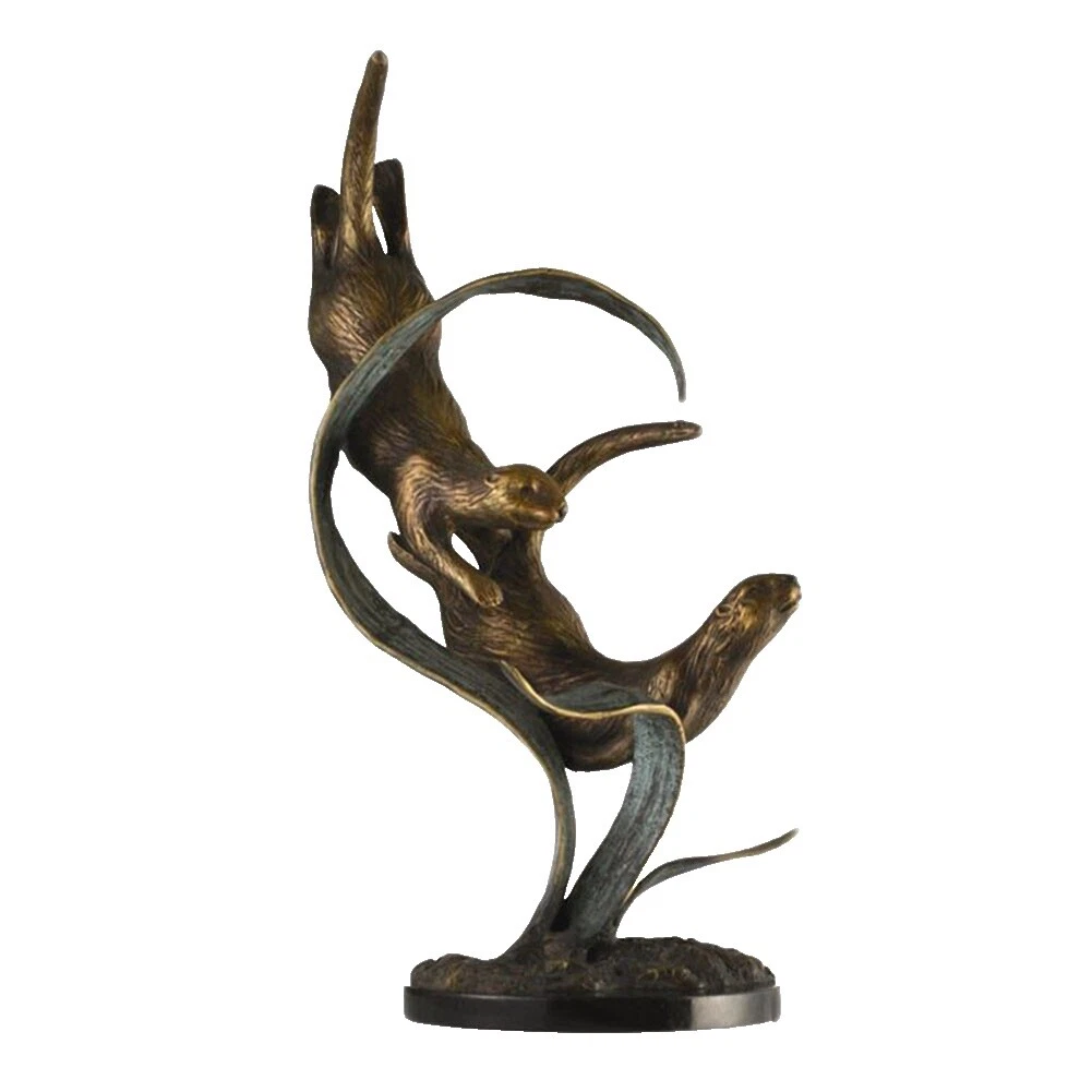 Esculturas de arte náutico de metal