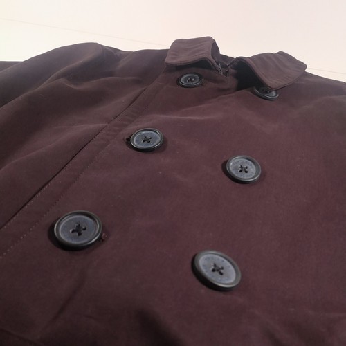 Superdry Idris Elba Cappotto Uomo Marrone Medium The Director Tripla Cucitura Pesante - Foto 10 di 23