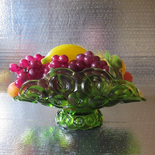 Vintage L.E. Smith Moon & Star Banana Fruit Bowl Boat - Imagen 2 de 12