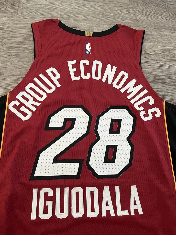 Camiseta Miami Heat Andre Iguodala Game Usada Justicia Social 08/08/2020 Rara Foto 4 de 4