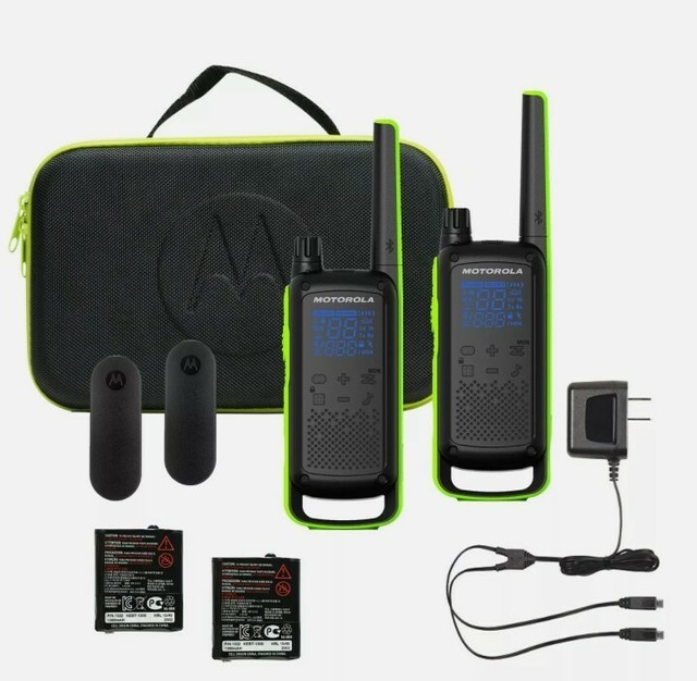 Motorola Talkabout T800 TwoWay Radios Blue/Black for sale online eBay