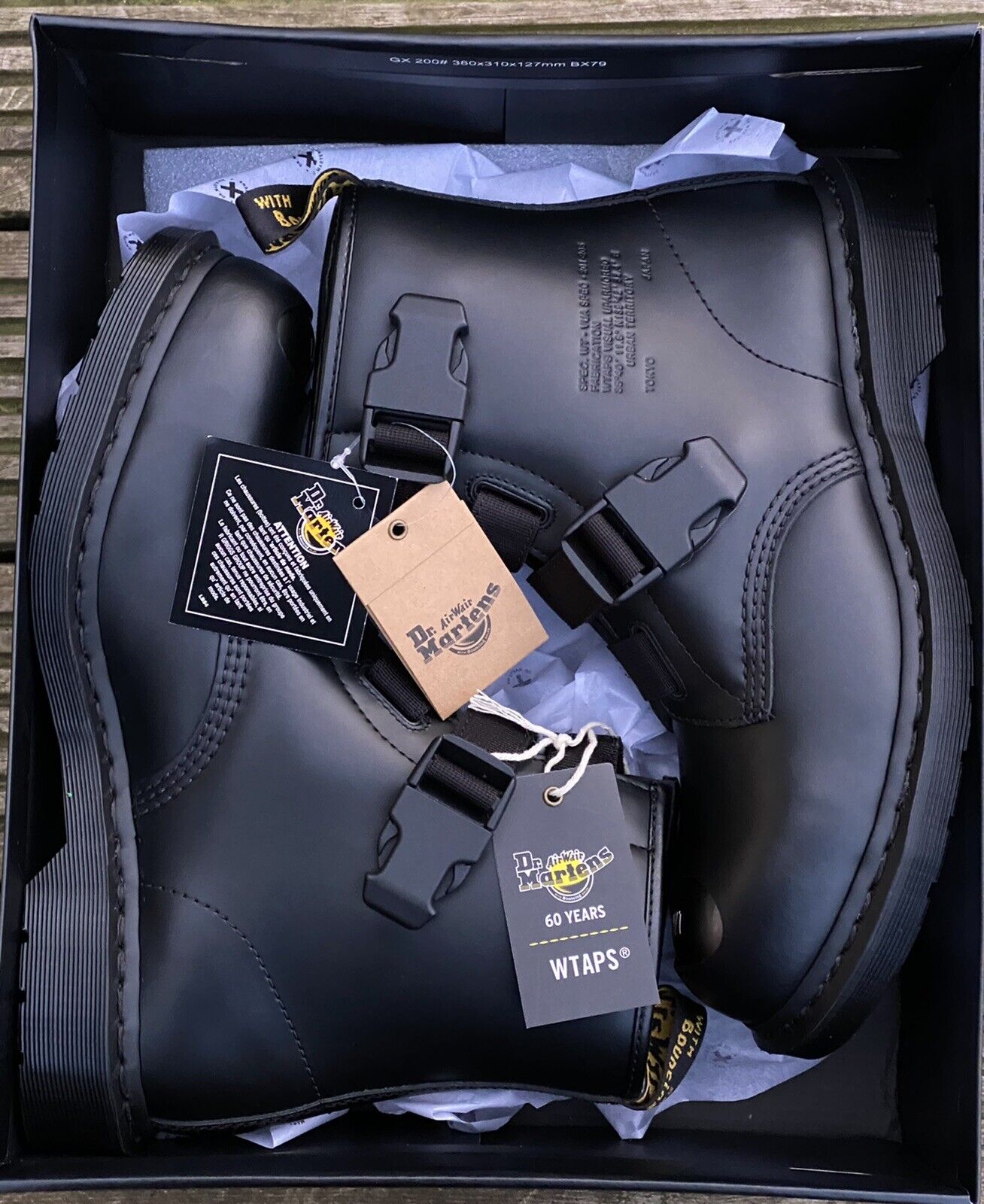 Buy Dr Martens 1460 WTAPS Leather Strap Remastered Boots Size 8 EUR 42 US 9  Unisex Online in Chad. 134006314387