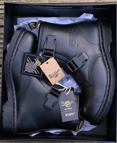 Dr Martens 1460 WTAPS Leather Strap Remastered Boots Size 8 EUR 42 US 9 Unisex