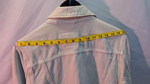 Levi Strauss & Co. Women’s White Jacket - Size L/G, Classic & Stylish Levi's Pre - Picture 12 of 16