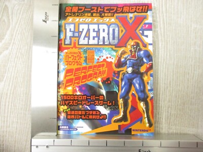 F ZERO X Perfect Program Guide Nintendo 64 Japan Book 1998 TH64 | eBay