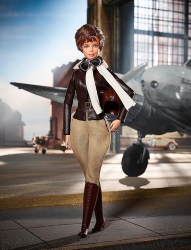 Barbie inspirierende Damen-Serie Amelia Earhart Puppe. NEUWERTIG NRFB. - Bild 5 von 24