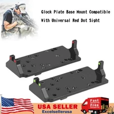 Universal Mount Red Dot Optic Mounting Platform Plate Base Mount For GLOCK UE