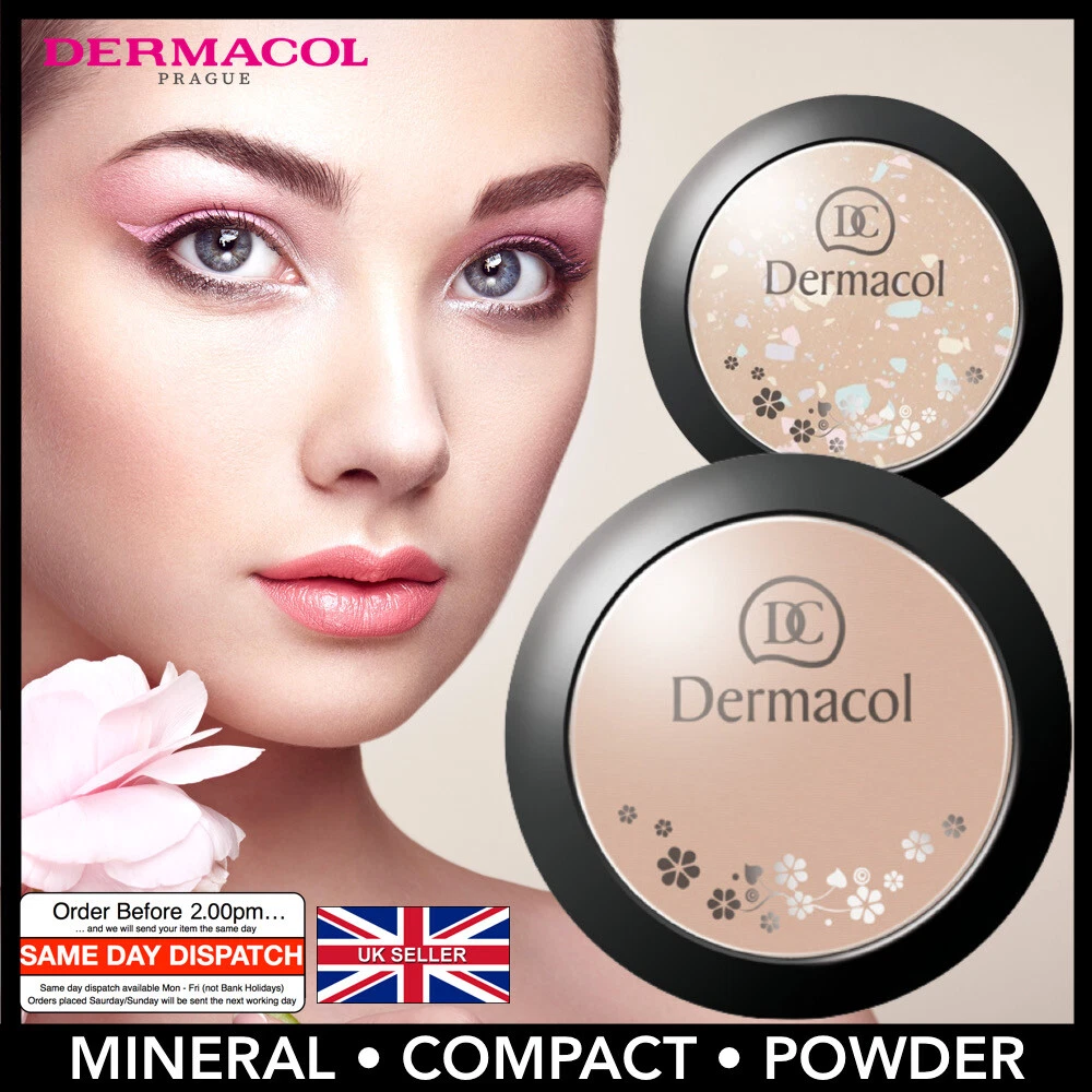 DERMACOL Mineral Compact Powder Long Lasting Mattifying Natural