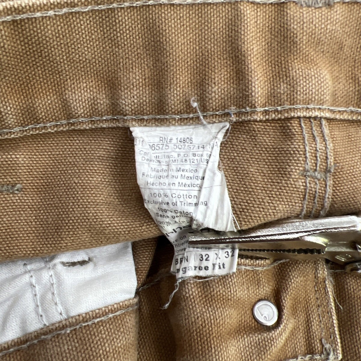 パンツ Carhartt double knee 32 x 32 Carhartt Double Knee Pants Size 32x32 Brown Distressed Jeans