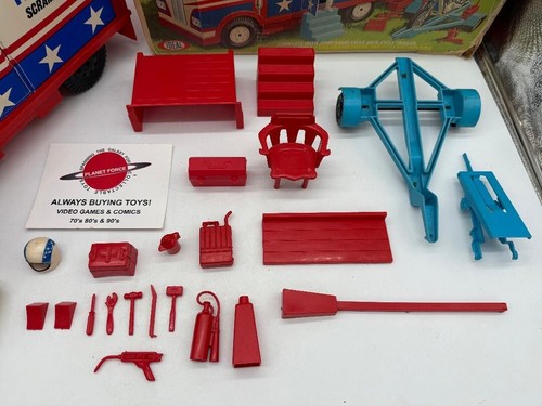 Furgoneta Scramble 1973 completa con caja vehículo ideal Evel Knievel vintage - Imagen 3 de 9
