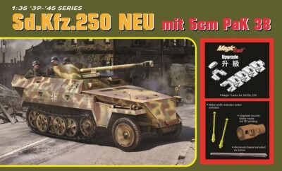 DRAGON 6884 1/35 German Sd.Kfz.250 NEU mit 5cm PaK38