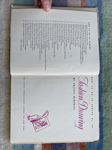 Fashion Drawing by Francis Marshall | The Studio Publications, 1948 RARE - Picture 5 of 16
