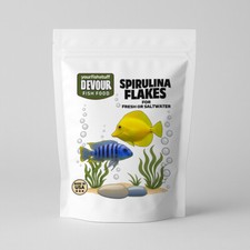 YFS Devour Spirulina Flakes Tropical Aquarium Fish Food 12oz