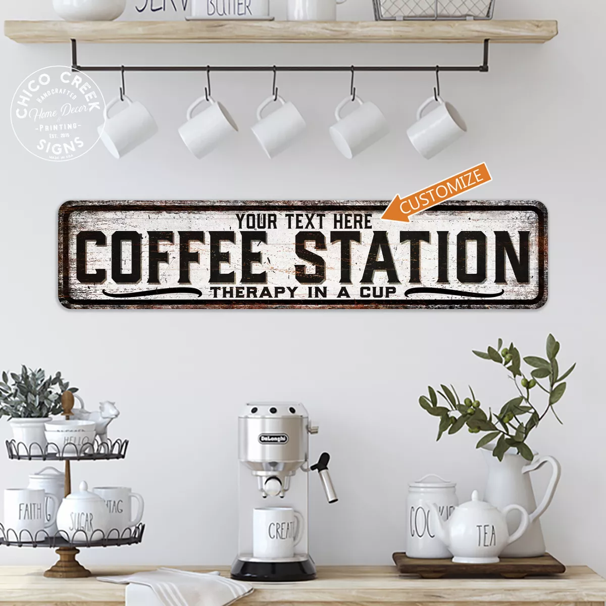 Coffee signs on sale for kitchen