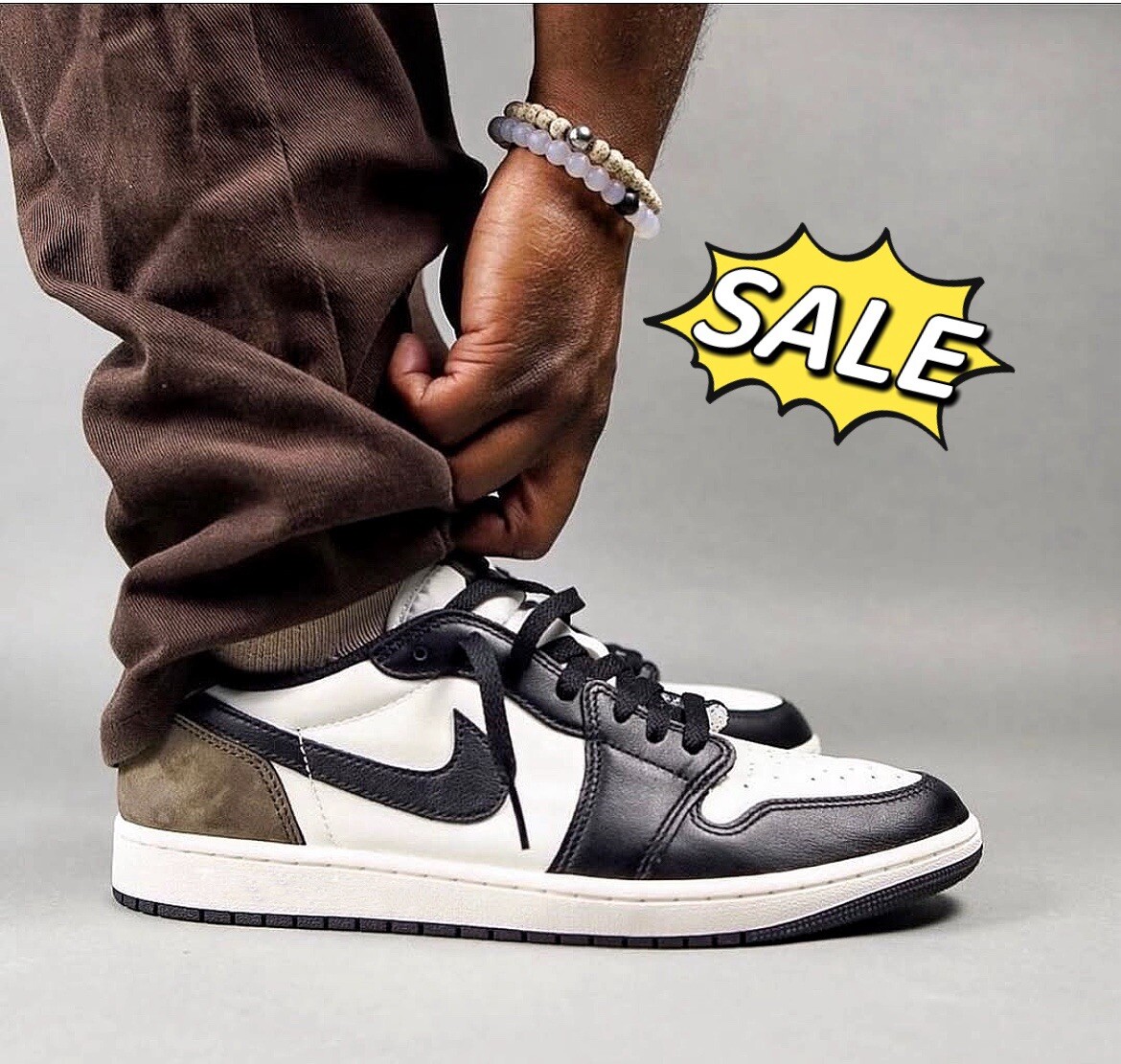 🔥Air Jordan 1 Retro OG Low Mocha CZ0790-102 Men