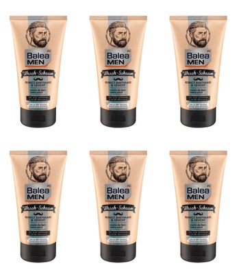 6 x 50ml | Balea MEN Bart-Pflegegel 2in1