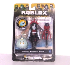 Roblox Action Collection STAR SORORITY DARK MERMAID Figure w/Evil Narwhal