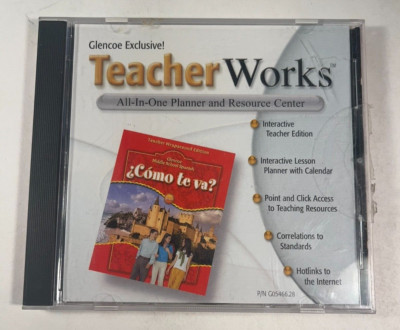 Glencoe Como te va? Intro Nivel Rojo : TeacherWorks CD 2004 0078605466