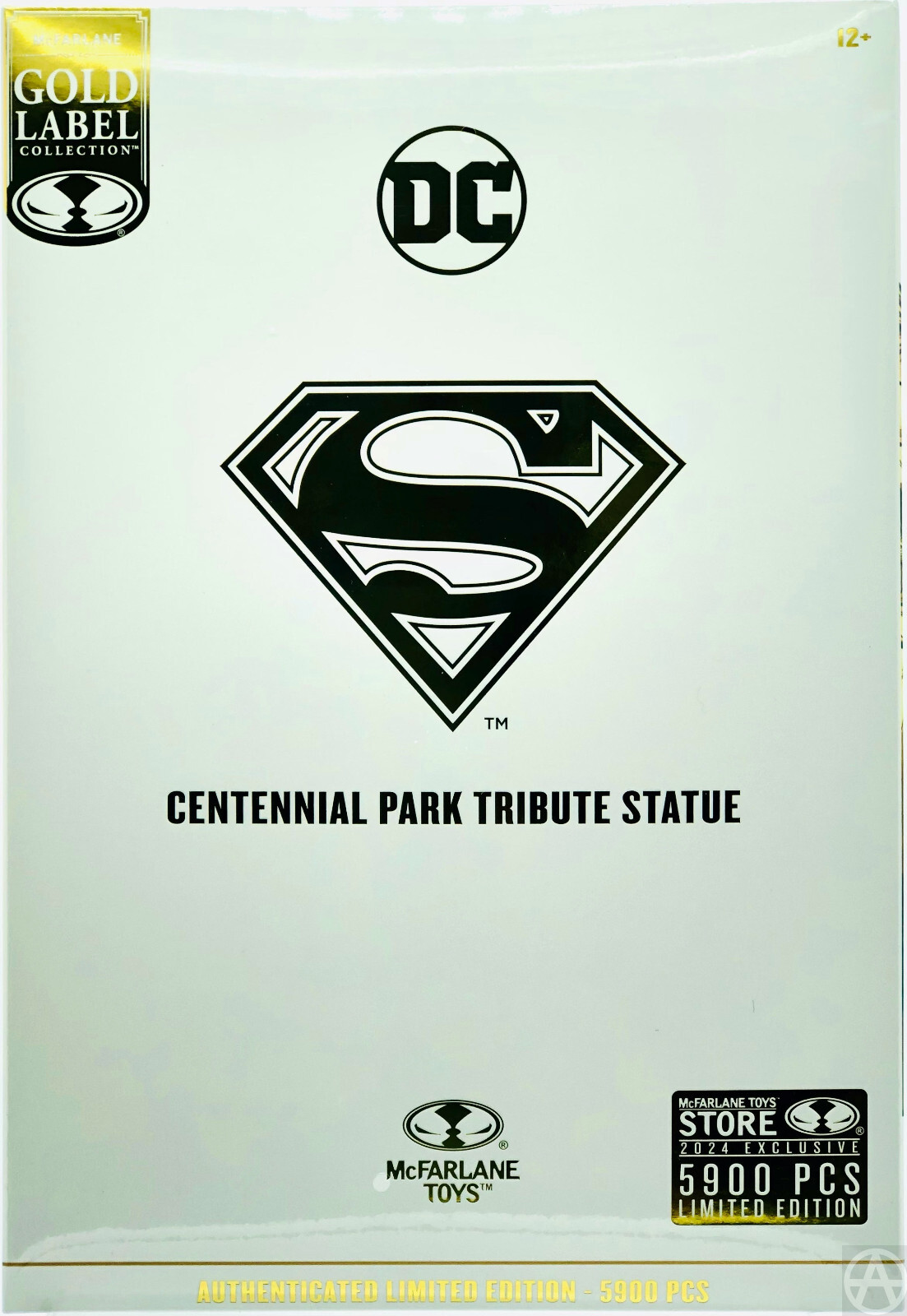 McFarlane Toys DC Gold SUPERMAN SDCC 2024 Centennial Park Tribute Exclusive