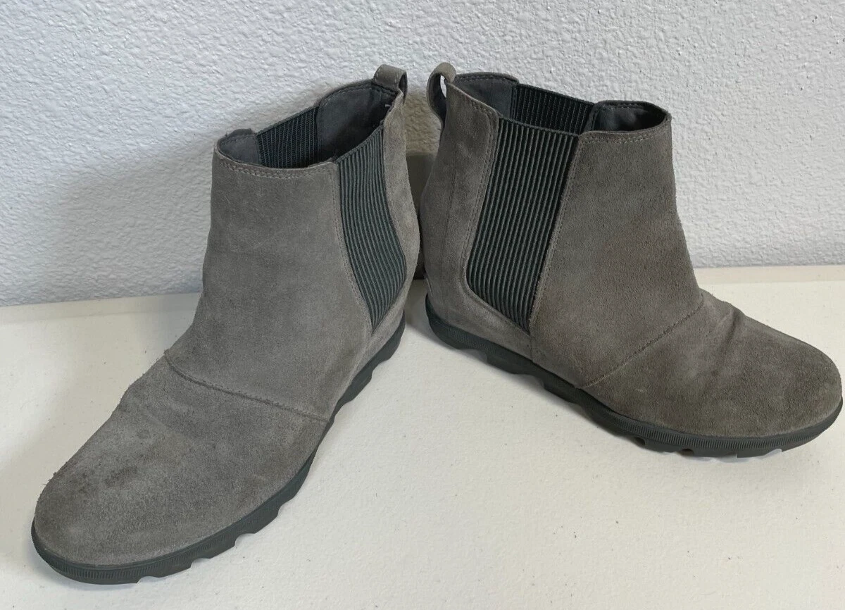 sorel joan of arctic wedge ii chelsea boots