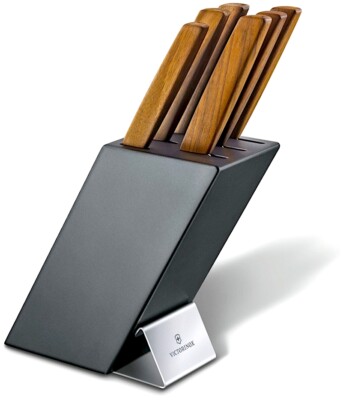 Victorinox Swiss Modern Kitchen Knife Block Set In Stainless