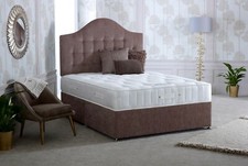 Natural fillings pocket spring divan bed set,Storage drawers,Cotton,wool